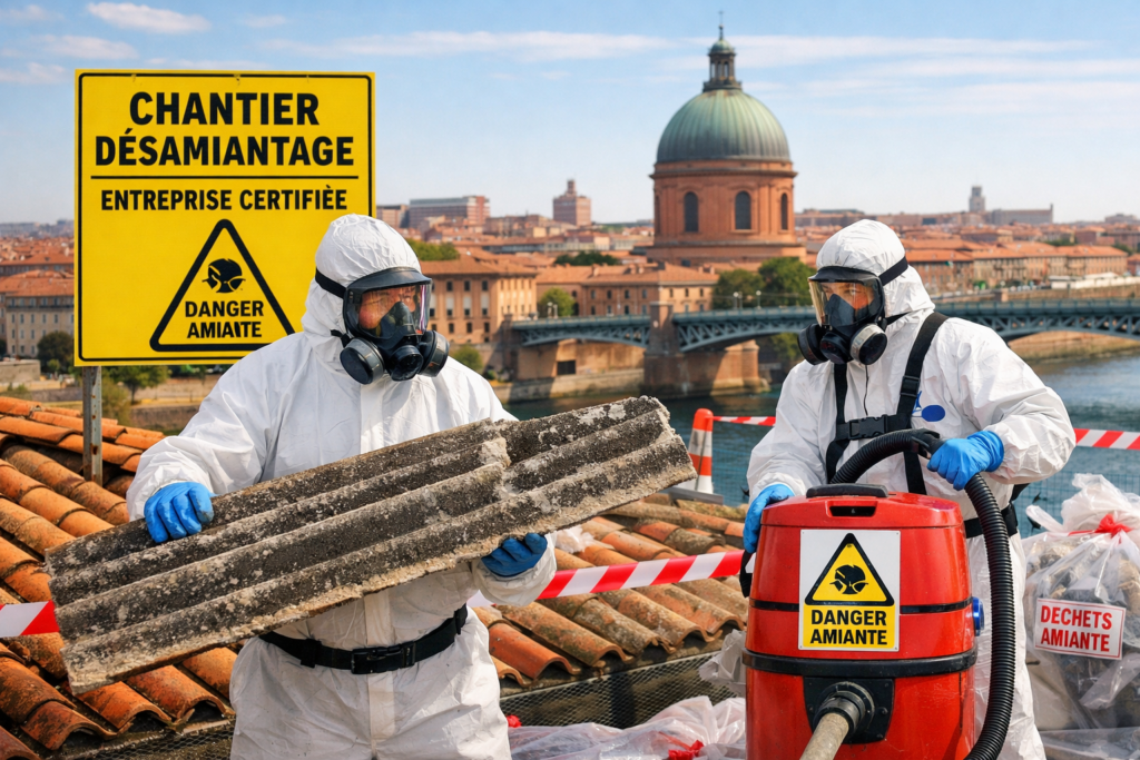 désamiantage Toulouse entreprise certifiée