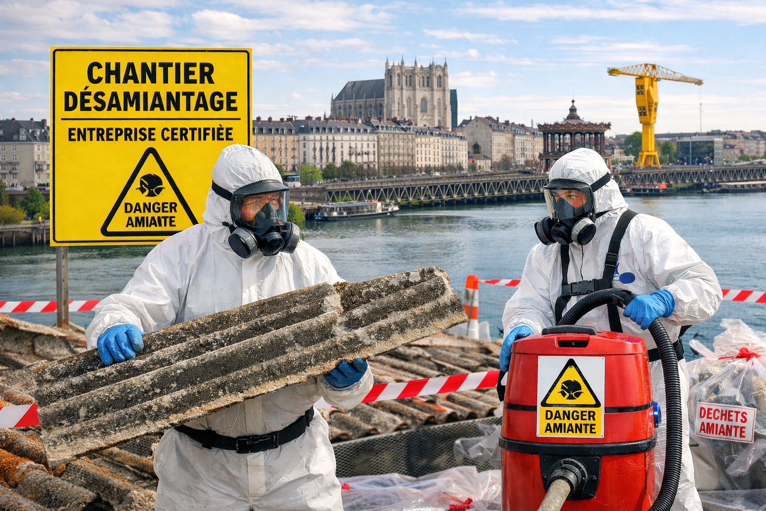 désamiantage Nantes entreprise certifiée