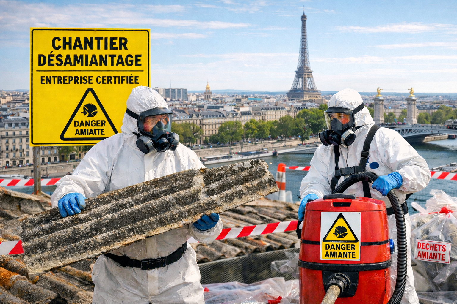 désamiantage paris entreprise certifiée