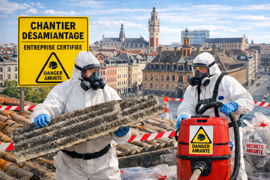 désamiantage Lille entreprise certifiée