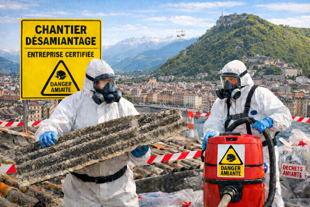 désamiantage Grenoble entreprise certifiée