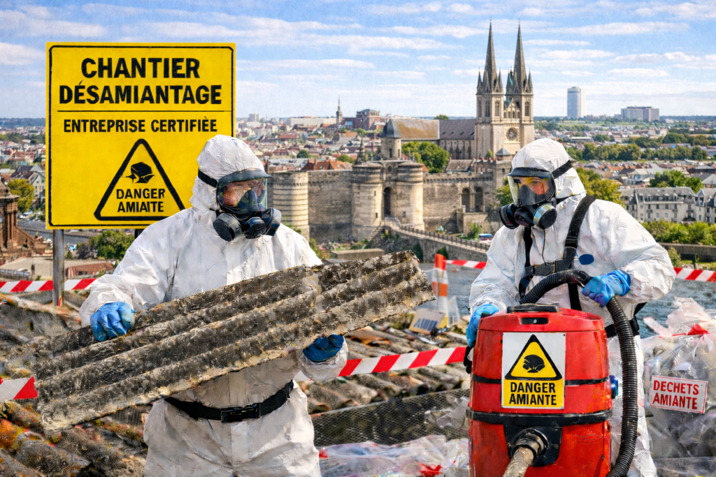 désamiantage Angers entreprise certifiée