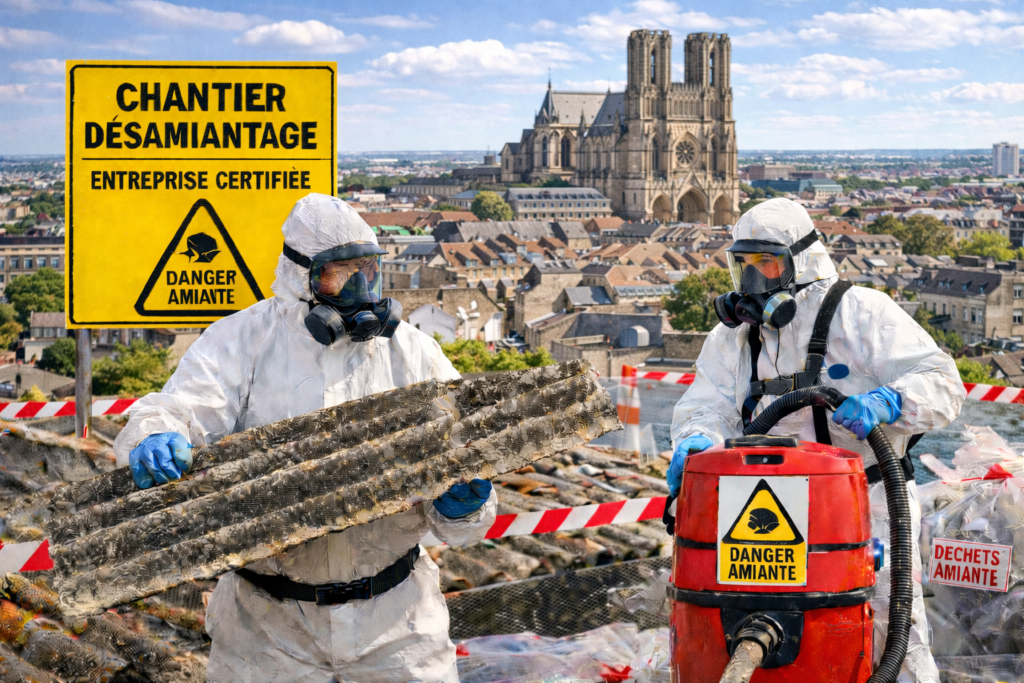 désamiantage Reims entreprise certifiée