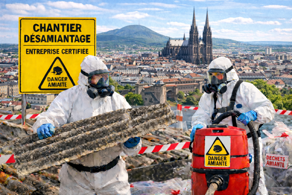 désamiantage Clermont-Ferrand entreprise certifiée
