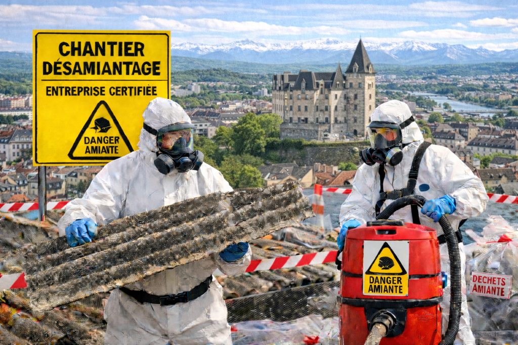 désamiantage Pau entreprise certifiée