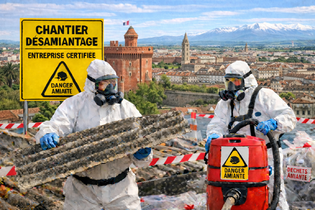 désamiantage Perpignan entreprise certifiée