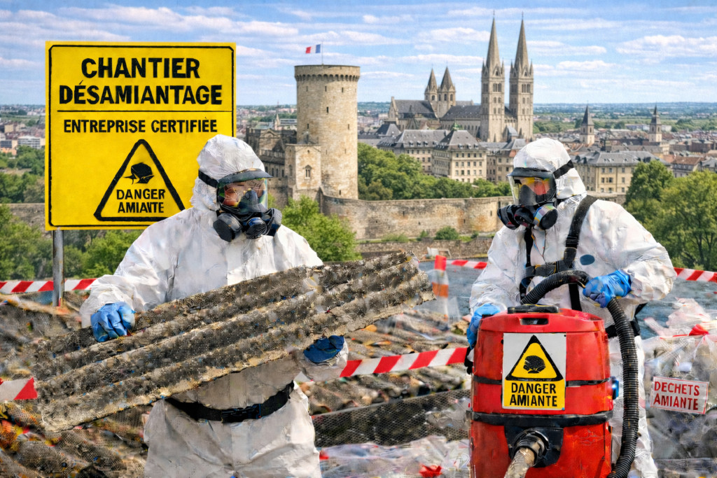 désamiantage Caen entreprise certifiée