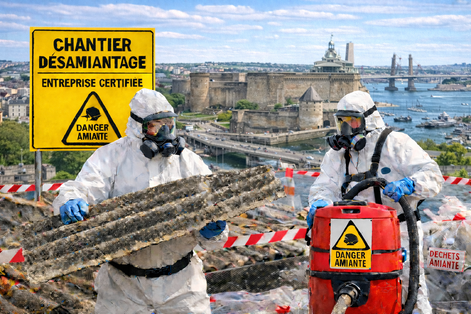 désamiantage Brest entreprise certifiée