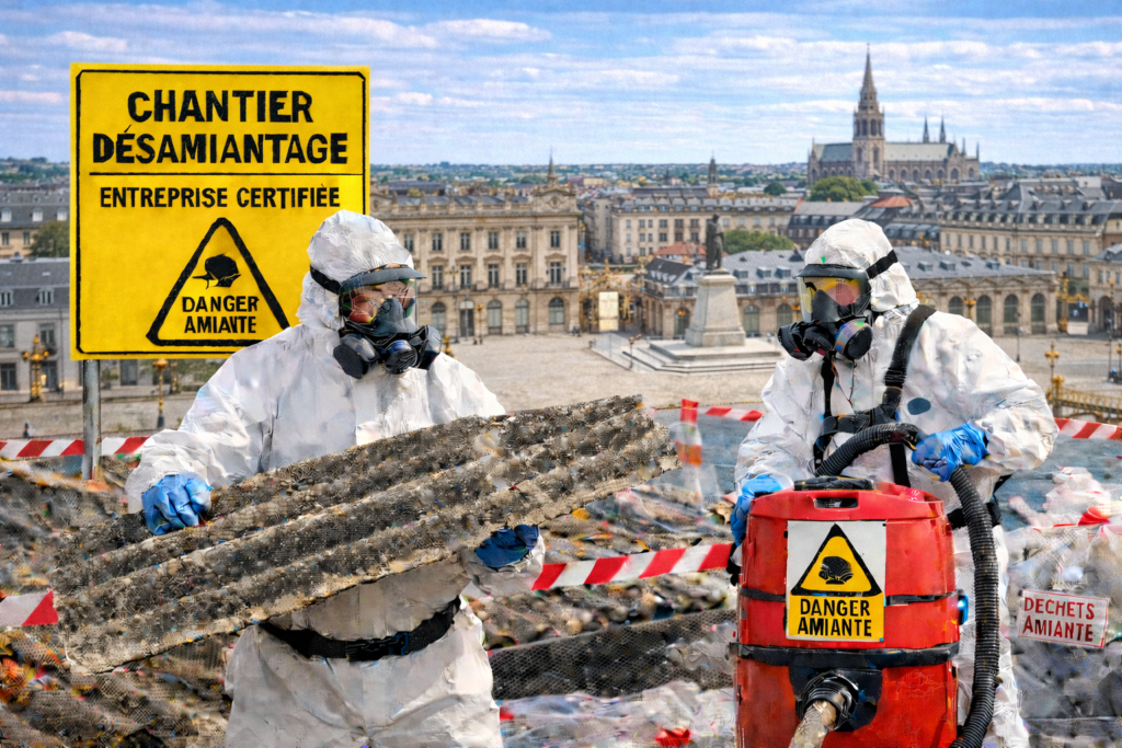 désamiantage Nancy entreprise certifiée