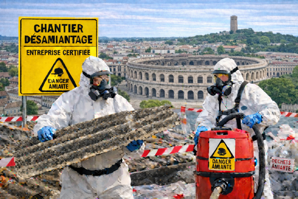 désamiantage Nîmes entreprise certifiée