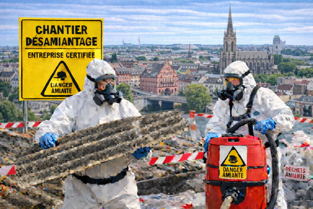 désamiantage Mulhouse entreprise certifiée