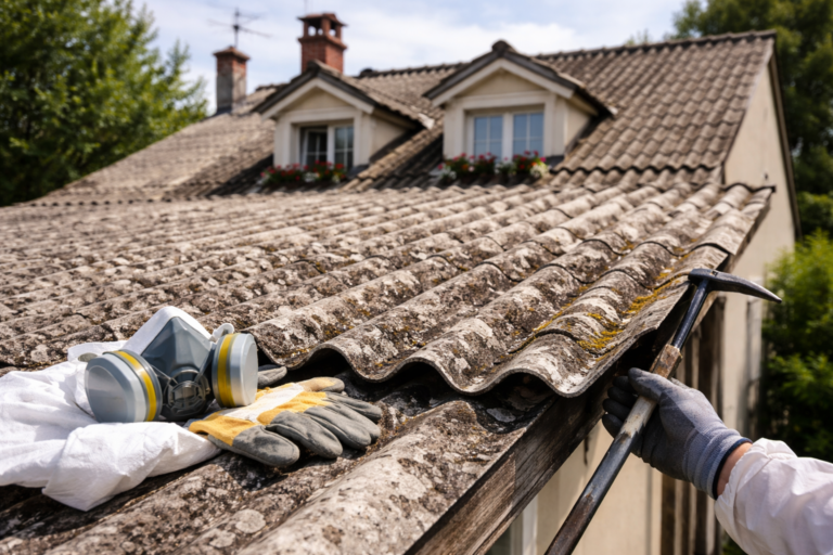 amiante toiture que faire maison particulier