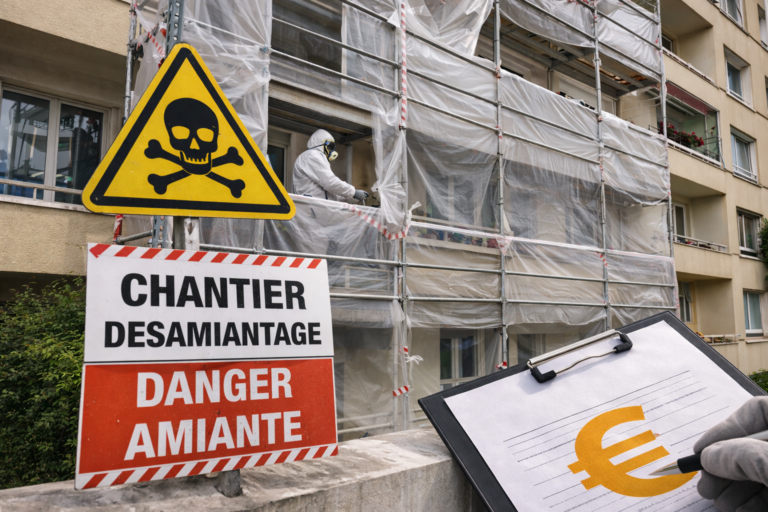 désamiantage immeuble occupé copropriété
