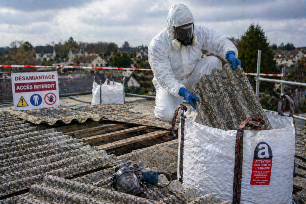 entreprise désamiantage certifiée chantier
