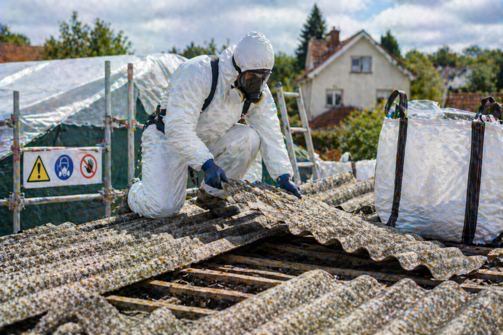  cout désamiantage maison toiture fibrociment