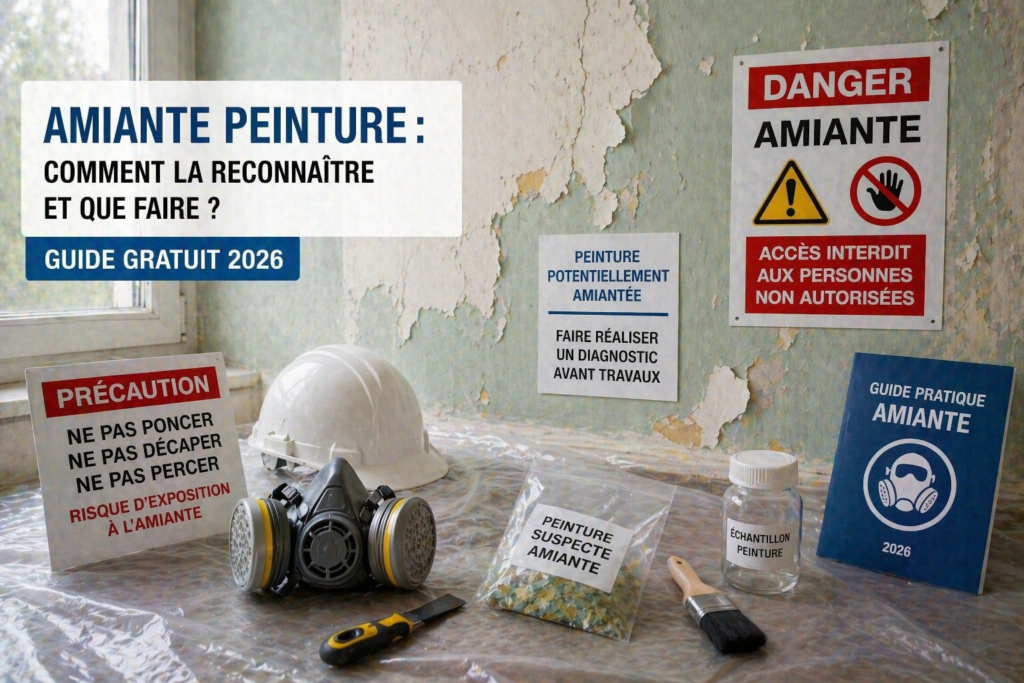 amiante peinture mur crépi intérieur