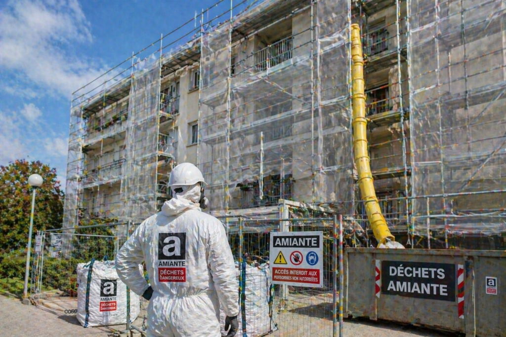 désamiantage copropriété immeuble parties communes