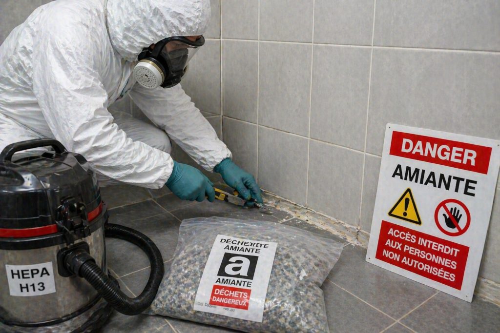 amiante joint chaudière fenêtre canalisation