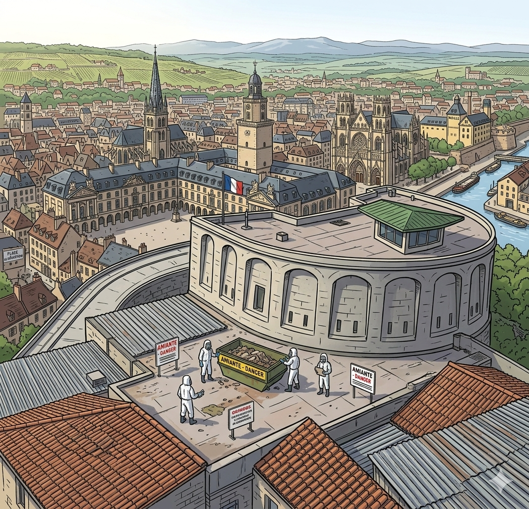 désamiantage toiture Dijon fibrociment