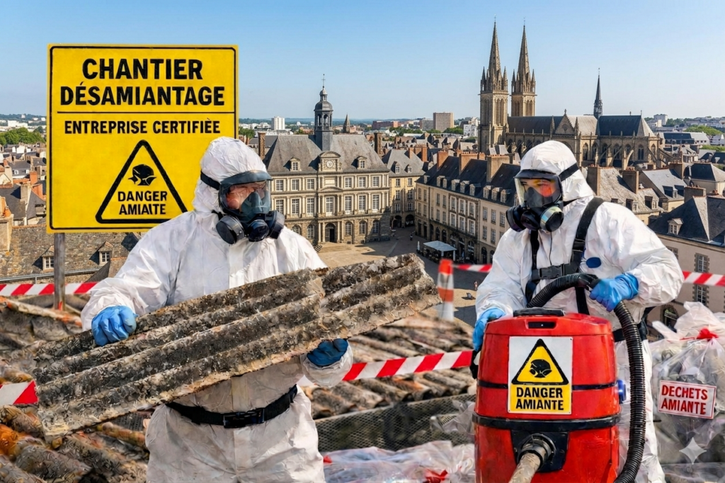 désamiantage Rennes entreprise certifiée
