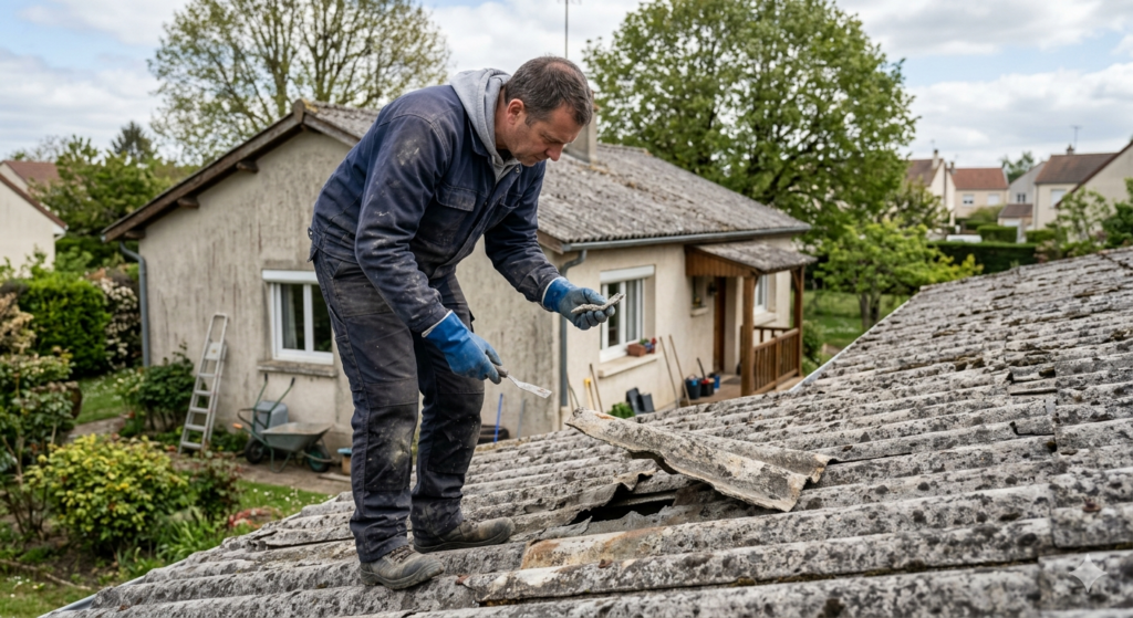changer toiture amiante prix maison