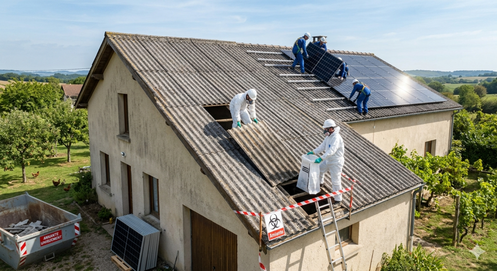 désamiantage toiture